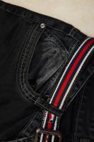 Dark jeans blue red belt 0003